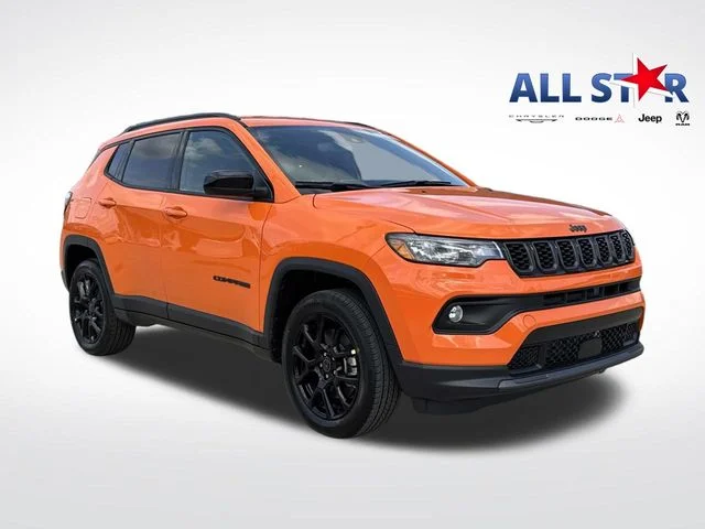 New 2026 Orange Jeep Latitude image 1