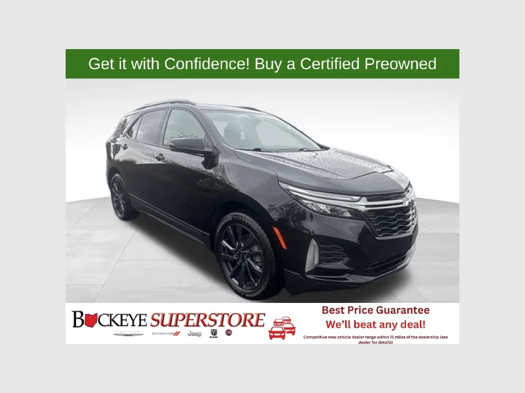 Certified Used 2022 Black Chevrolet RS image 1