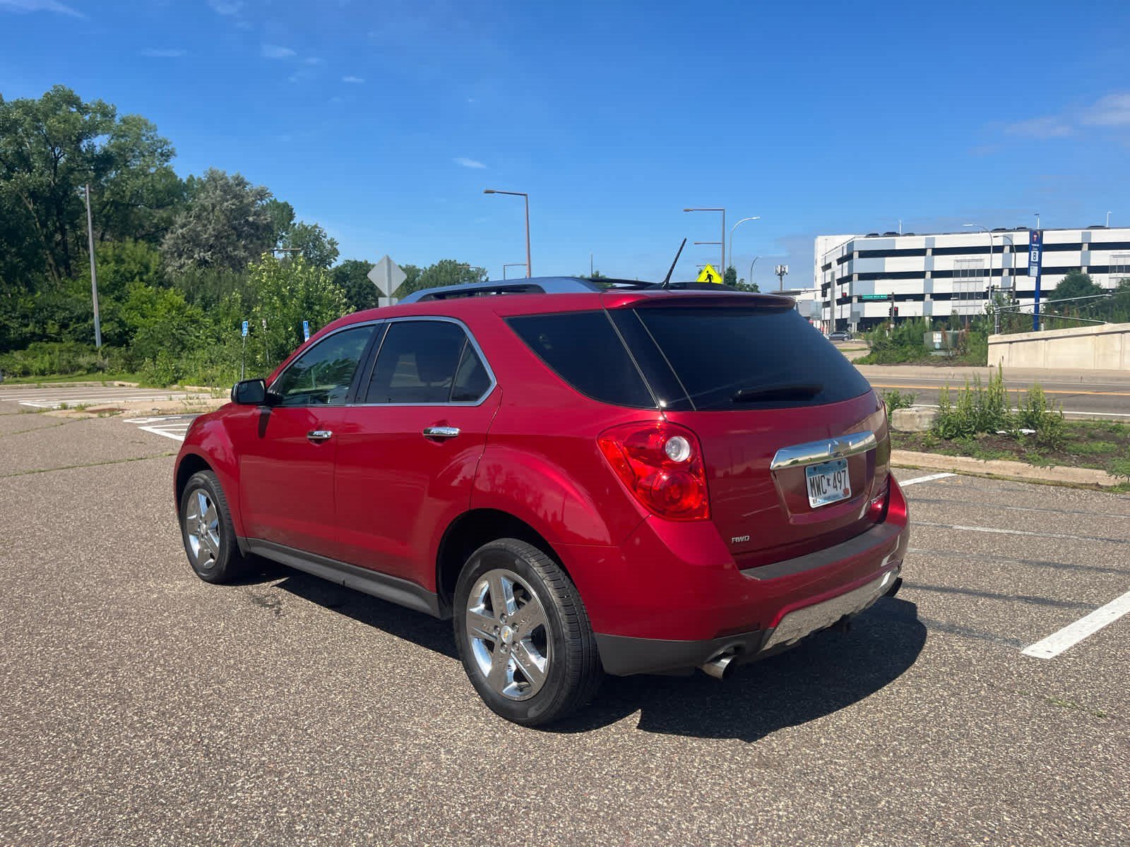 Used 2014 Crystal Red Tintcoat Chevrolet LTZ image 4