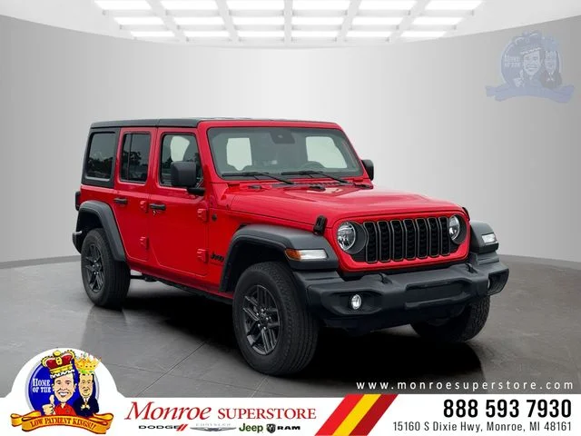 Used 2024 Red Jeep Sport S image 1