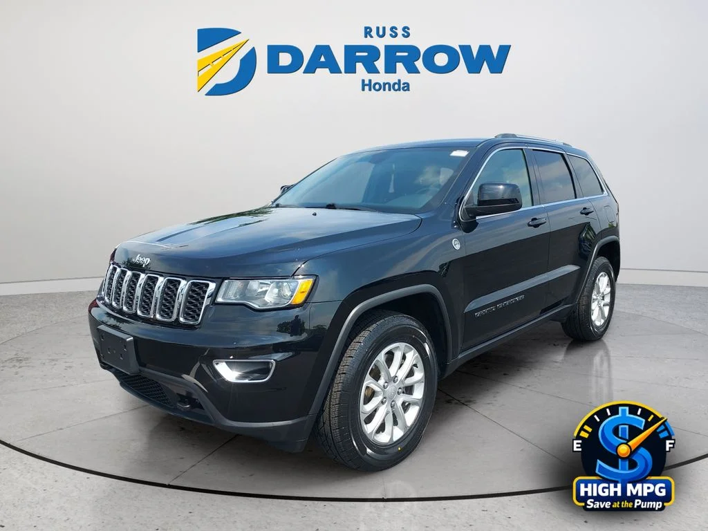 Used 2021 Black Jeep Laredo E image 1