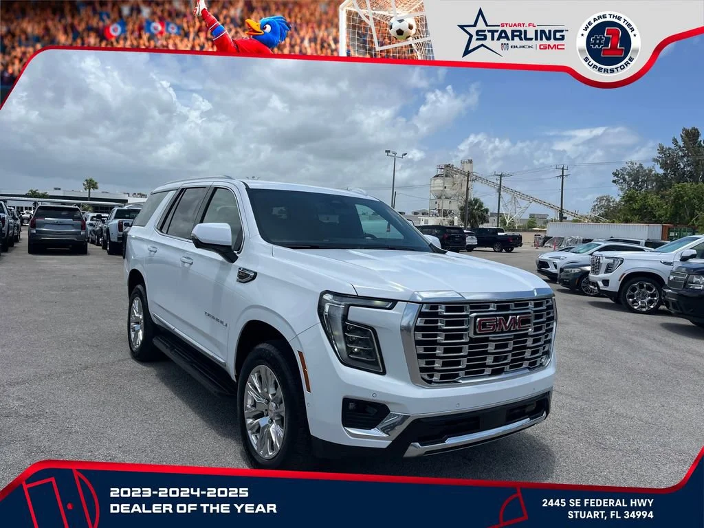 Used 2025 Summit White GMC Denali image 3