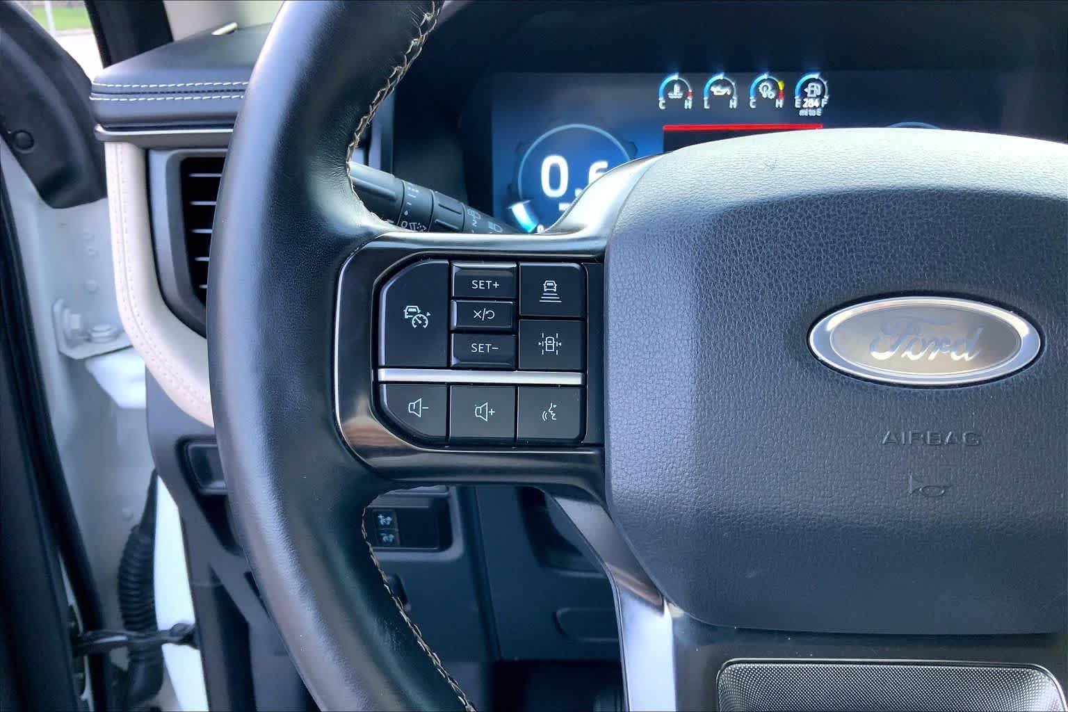Used 2023 Star White Metallic Tri-Coat Ford Platinum image 48