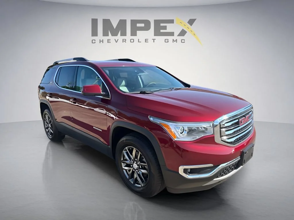 Used 2017 CRIMSON RED TINTCOAT GMC SLT image 7
