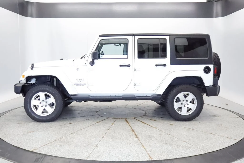 Certified Used 2017 White Jeep Unlimited Sahara image 2
