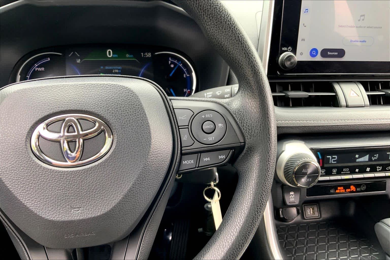 Used 2025 Magnetic Gray Metallic Toyota Hybrid LE image 25