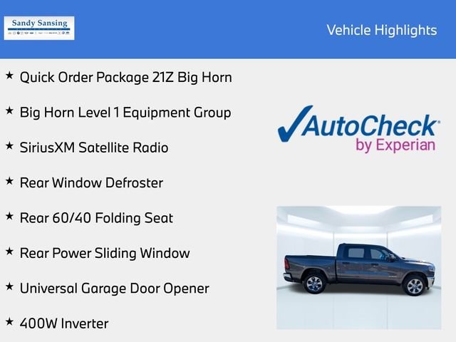 New 2026 Granite Crystal Metallic Clear-Coat Exterior Paint RAM Big Horn/Lone Star image 7