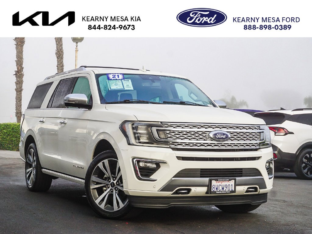 Used 2021 White Ford Platinum image 1