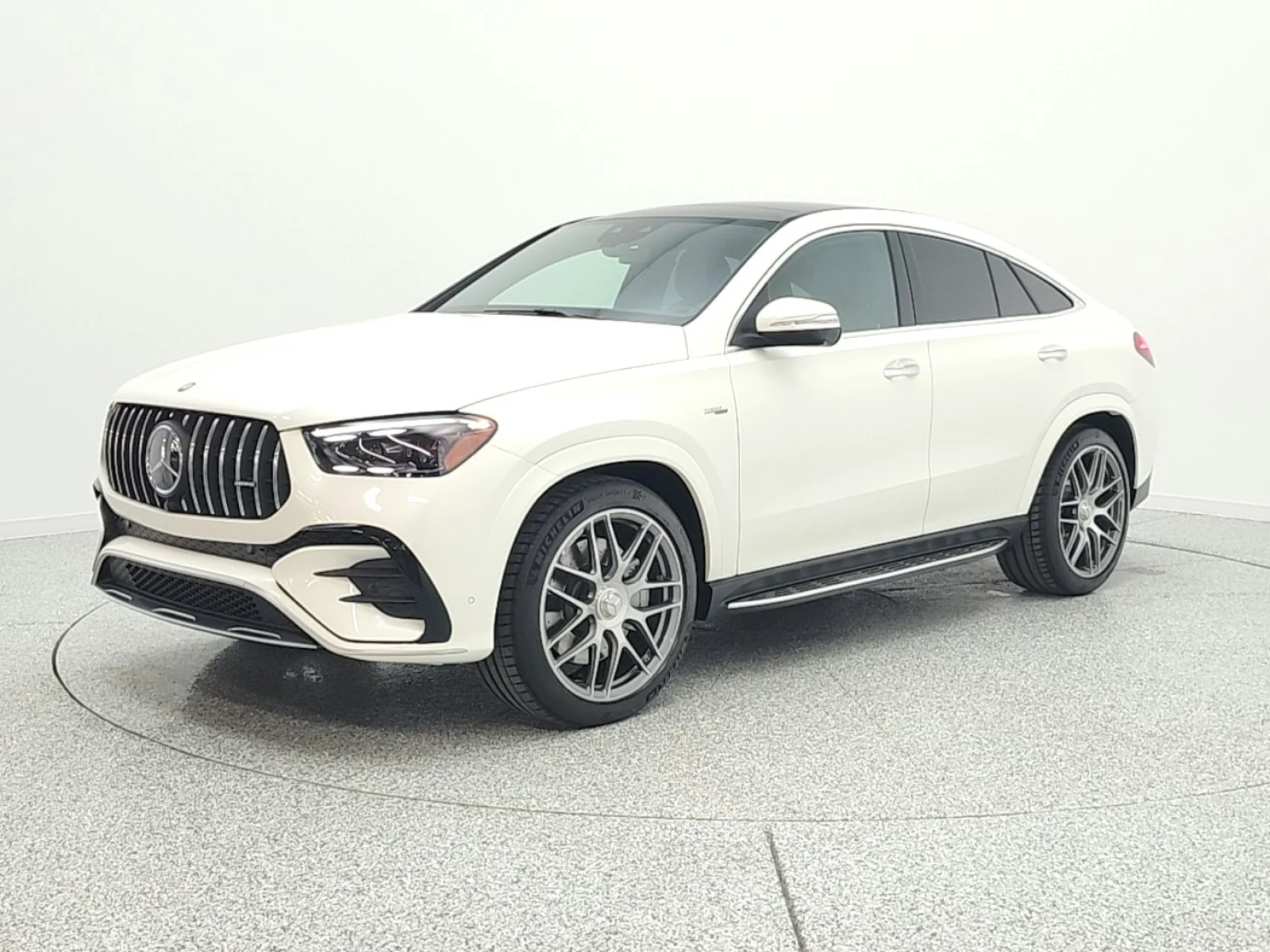 Certified Used 2024 MANUFAKTUR Diamond White Metallic Mercedes-Benz AMG® GLE 53 4MATIC+ Coupe image 1