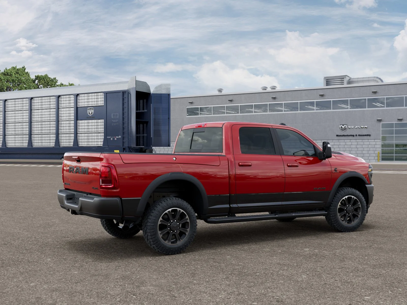 New 2026 Flame Red Clear-Coat Exterior Paint RAM Rebel image 29