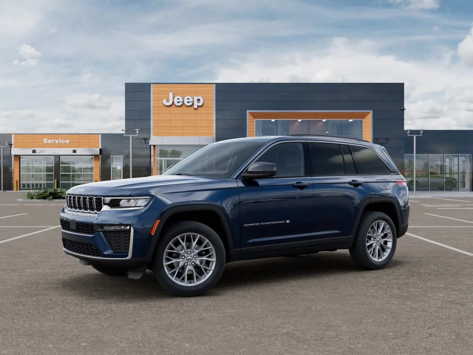 New 2027 Fathom Blue Pearlcoat Jeep Limited image 2