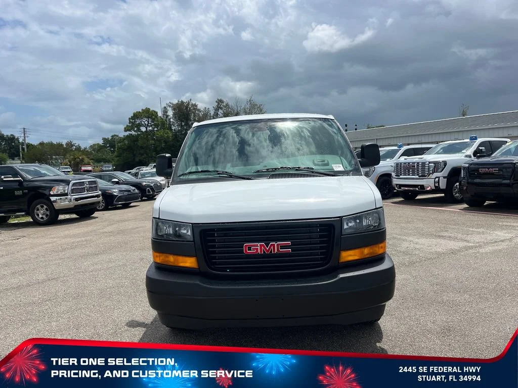 New 2026 Summit White GMC Work Van image 3