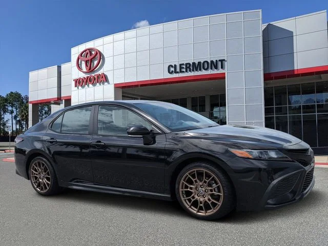 Certified Used 2023 Black Toyota SE image 1