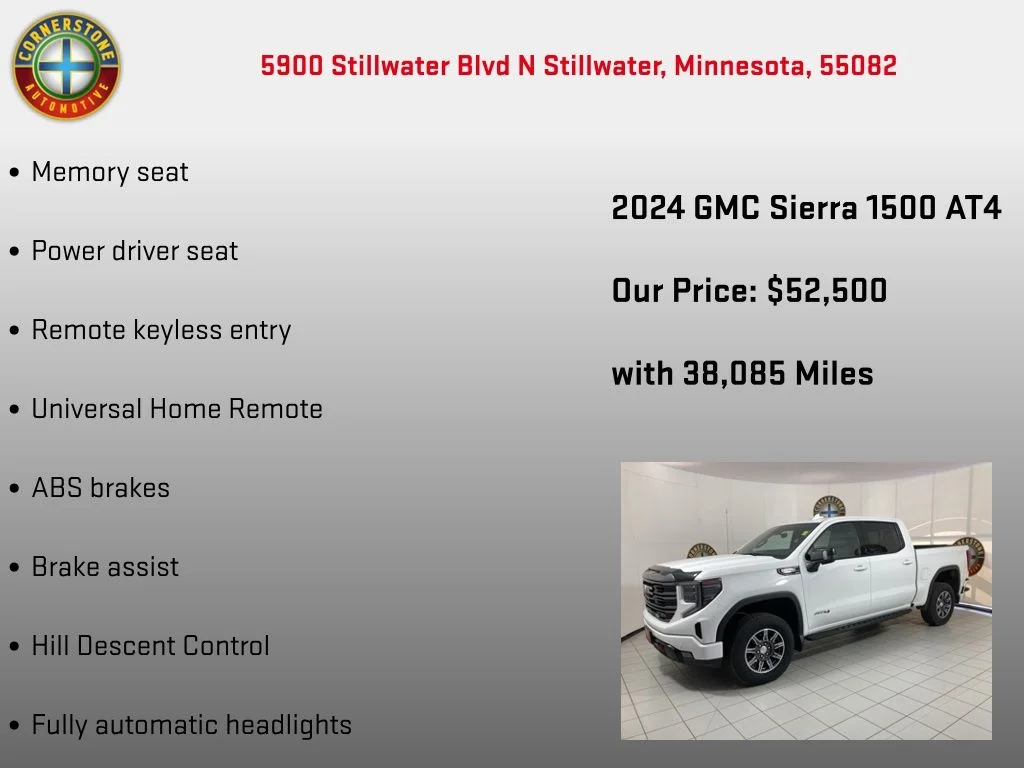 Used 2024 White GMC AT4 image 20