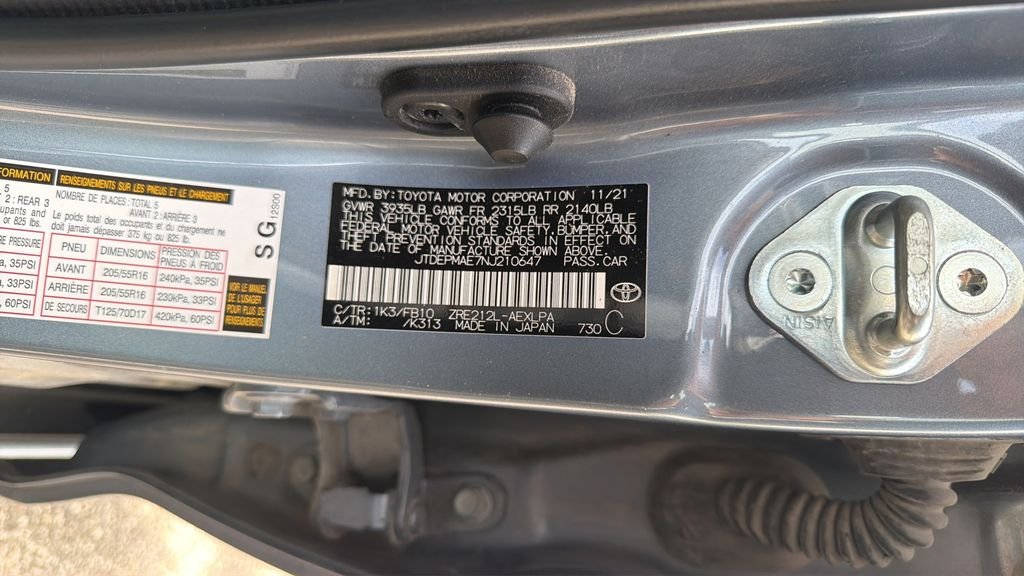 Used 2022 Gray Toyota LE image 29