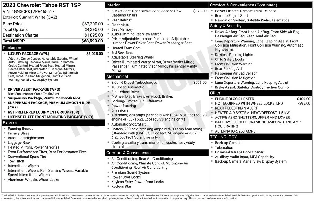 Used 2023 White Chevrolet RST image 7