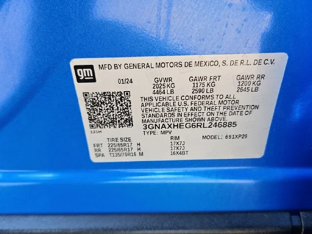 Used 2024 Riptide Blue Metallic Chevrolet LS image 30