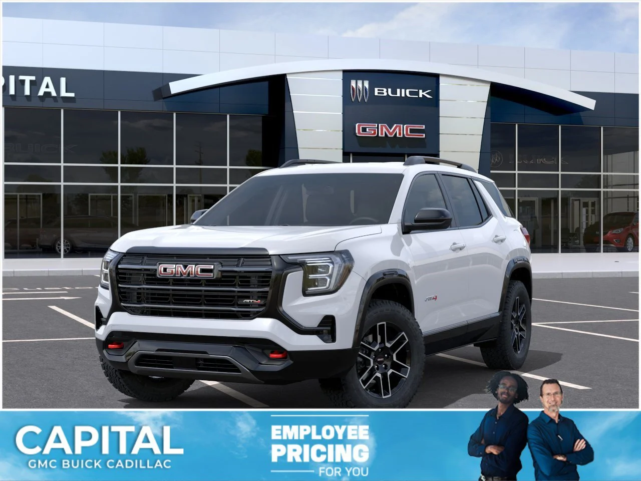 New 2027 Summit White GMC AWD AT4 image 1