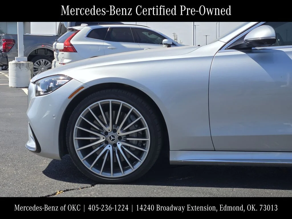 Certified Used 2021 Cirrus Silver Metallic Mercedes-Benz S 580 image 7