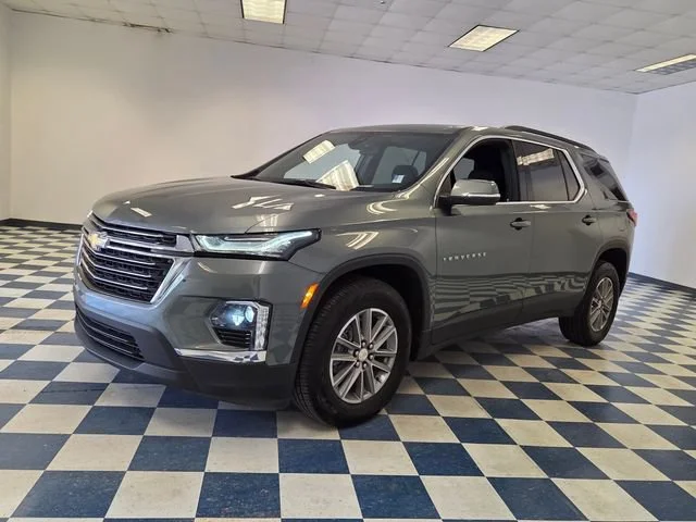 Used 2022 SILVER SAGE METALLIC Chevrolet LT Cloth image 3