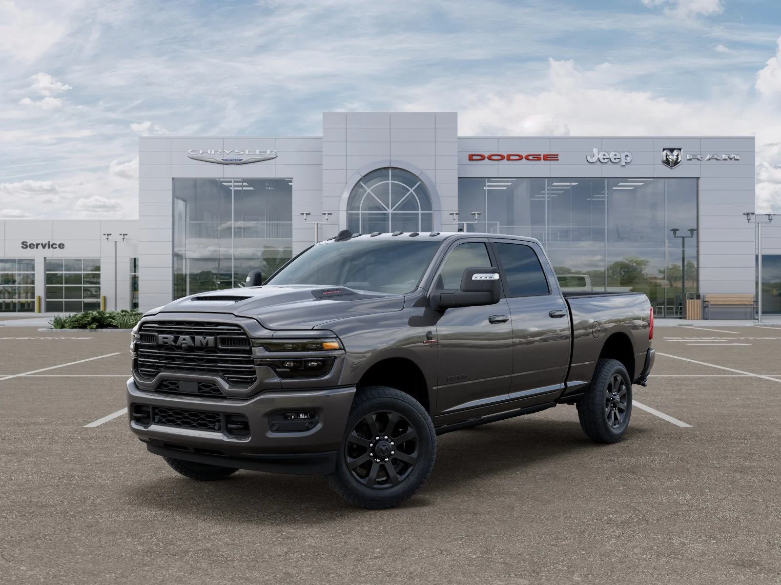 New 2026 Granite Crystal Metallic Clear-Coat Exterior Paint RAM Laramie image 24