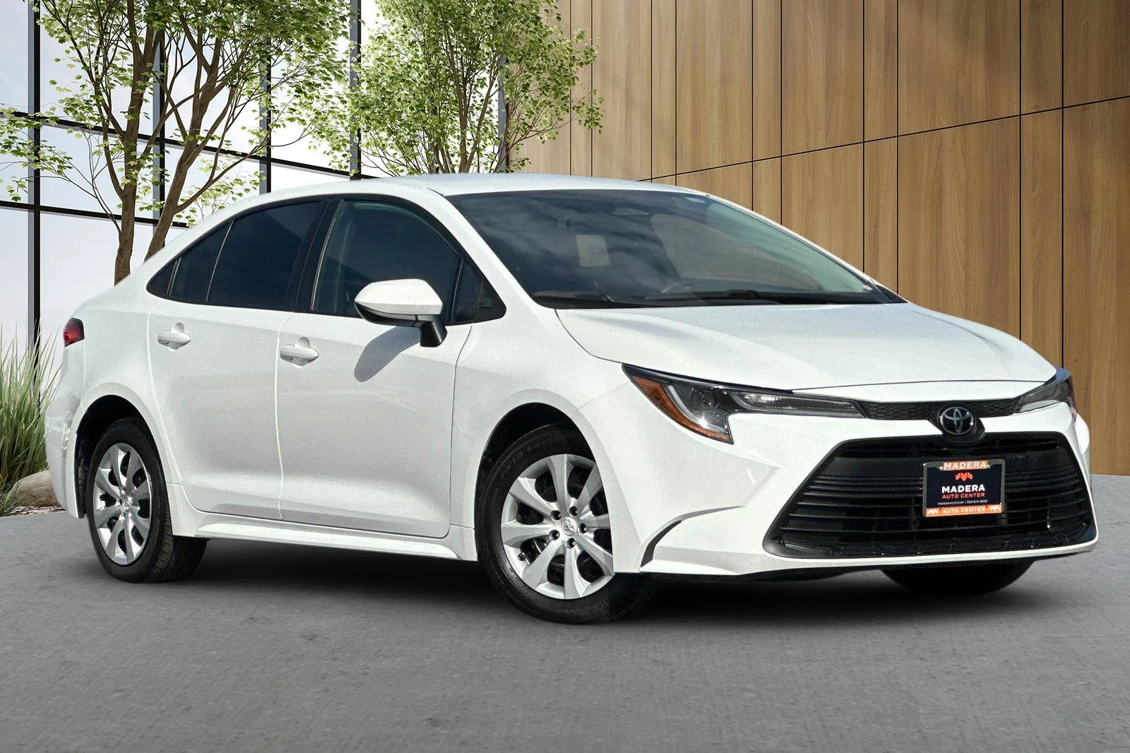 Used 2025 White Toyota LE image 1