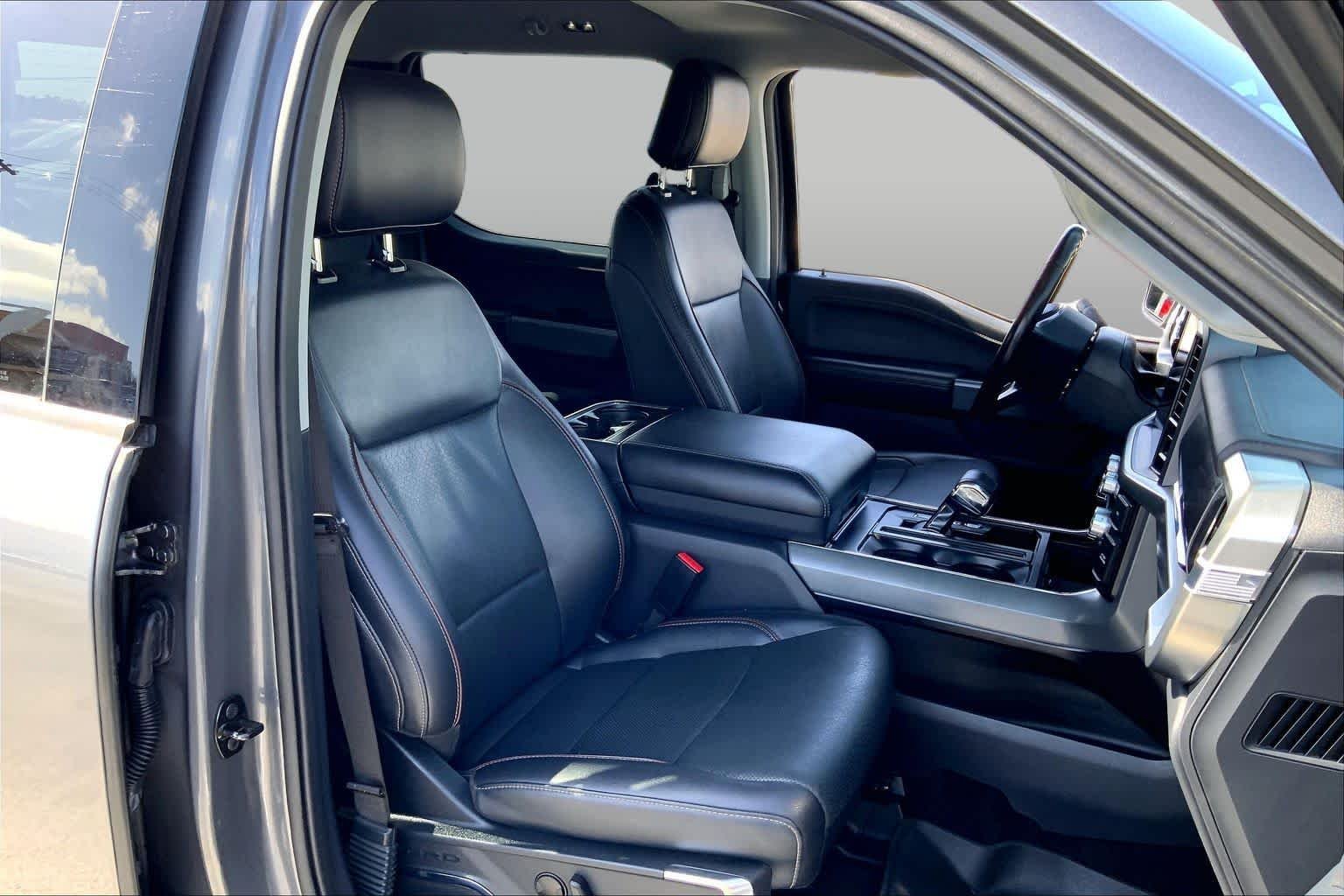 Certified Used 2021 Carbonized Gray Metallic Ford LARIAT image 9