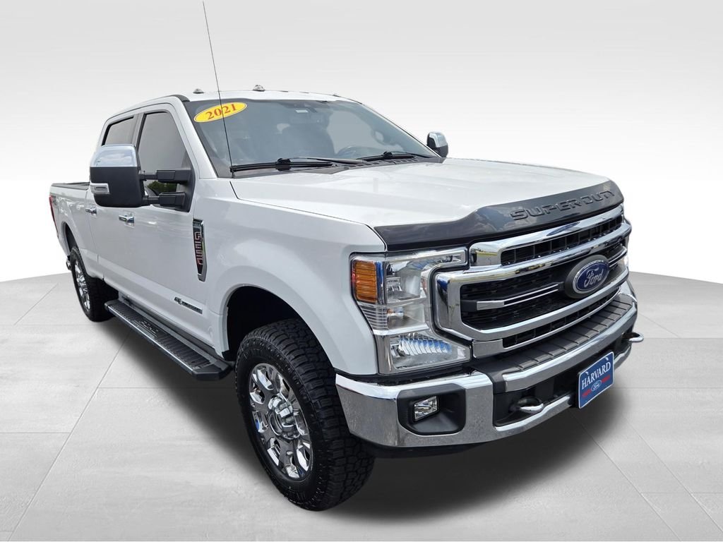 Certified Used 2021 Oxford White Ford Lariat image 1