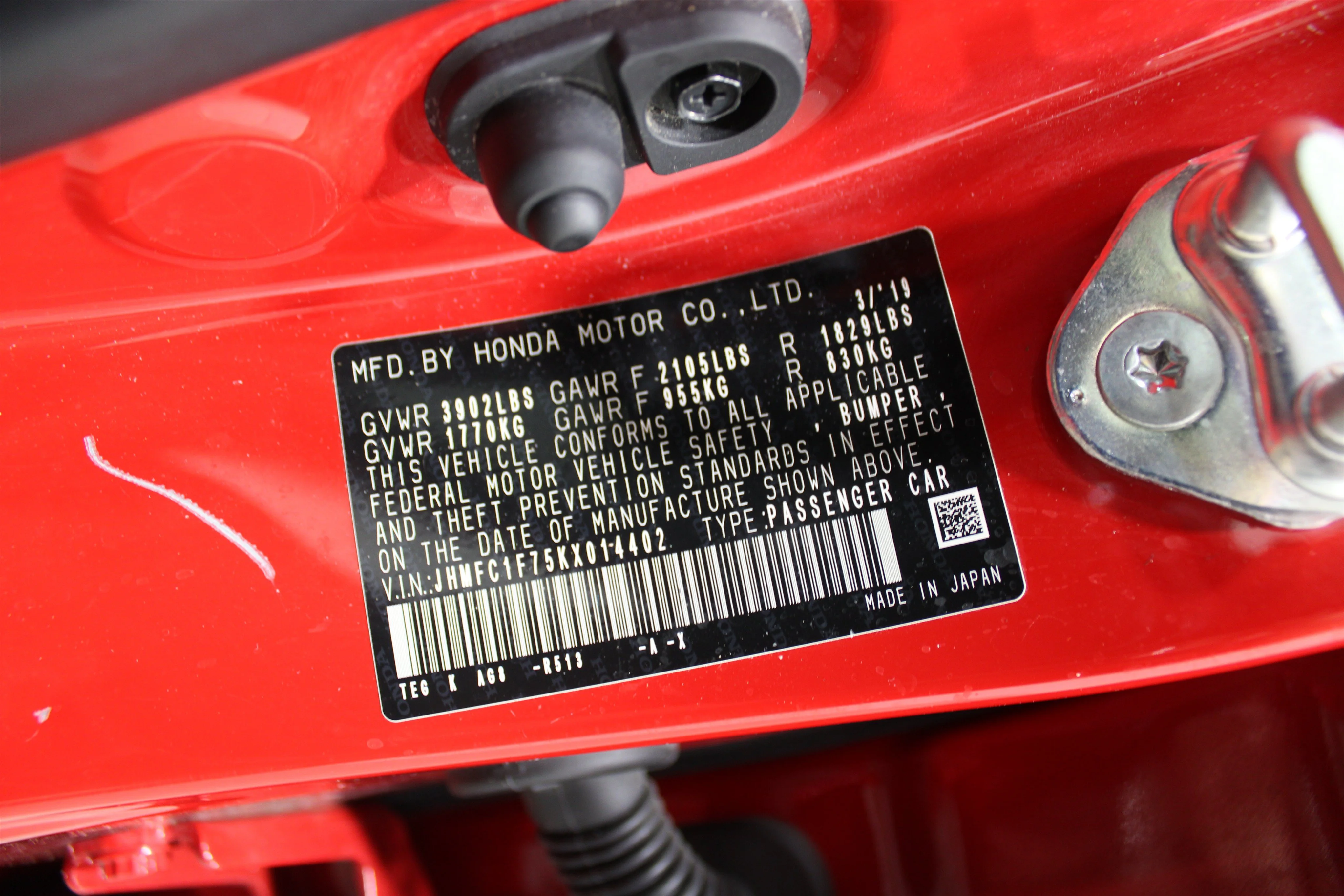 Used 2019 Red Honda EX-L image 35