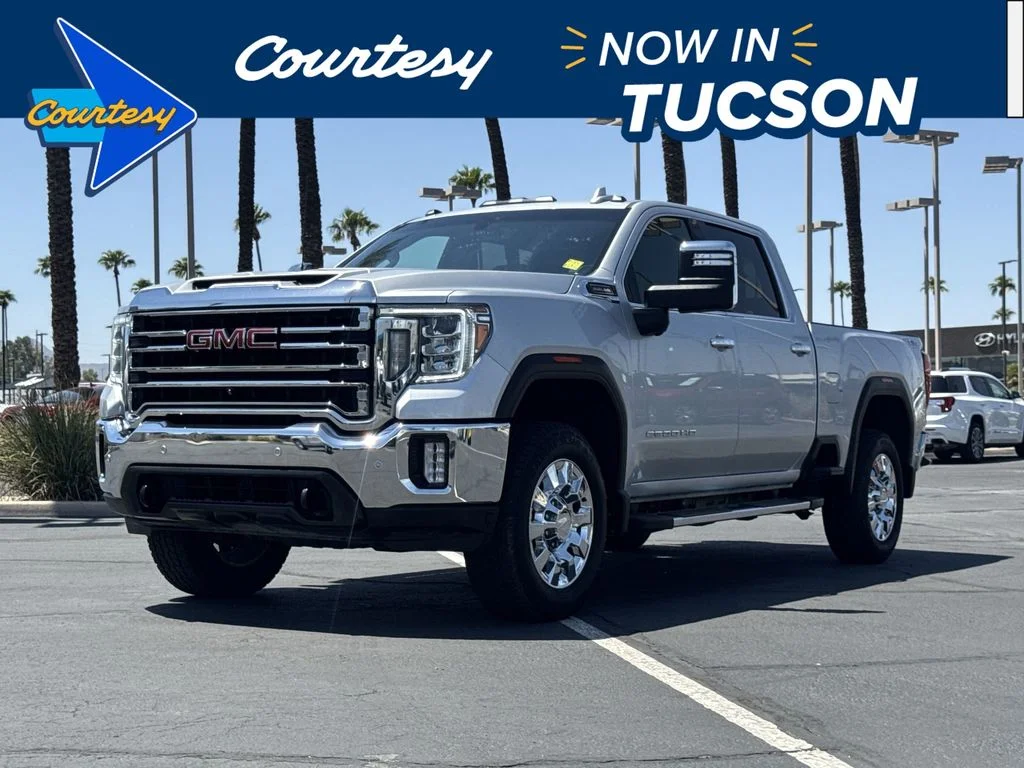 Used 2022 Silver GMC SLT image 1