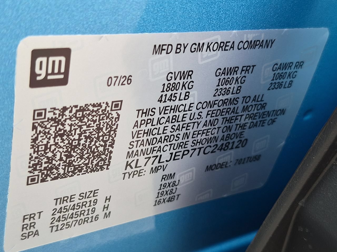 New 2026 Marina Blue Metallic Chevrolet 2RS image 32
