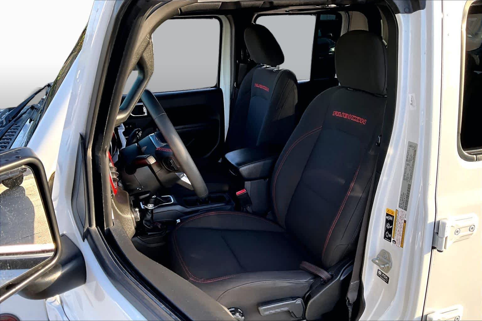 Used 2023 Bright White Clearcoat Jeep Rubicon image 8