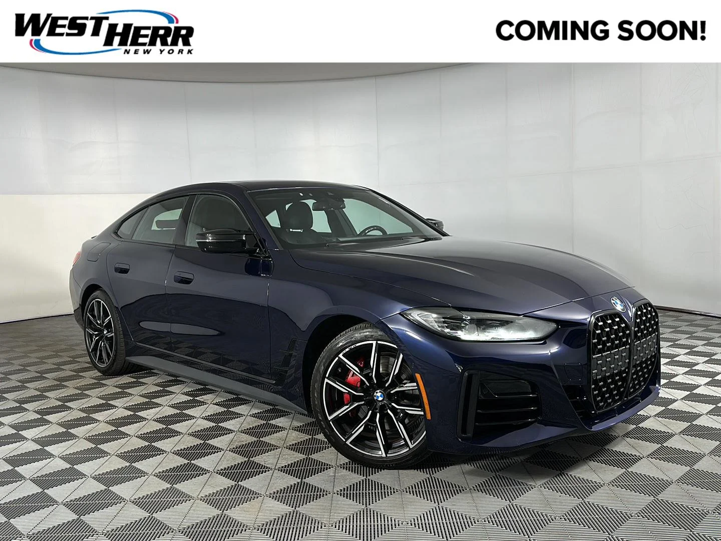 Used 2024 Tanzanite Blue II Metallic BMW M440i xDrive image 1