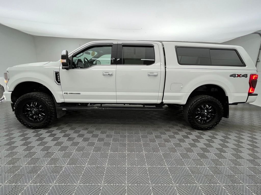 Used 2022 White Metallic Ford Platinum Lifted Truck image 10