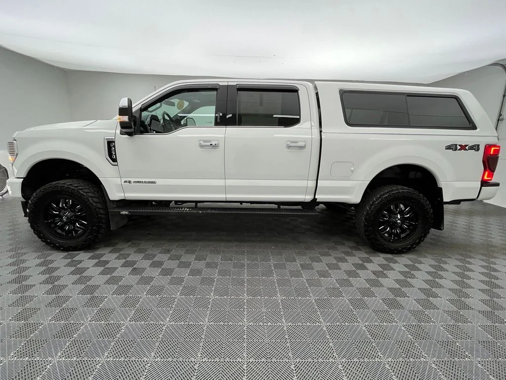 Used 2022 White Ford Platinum Lifted Truck image 10