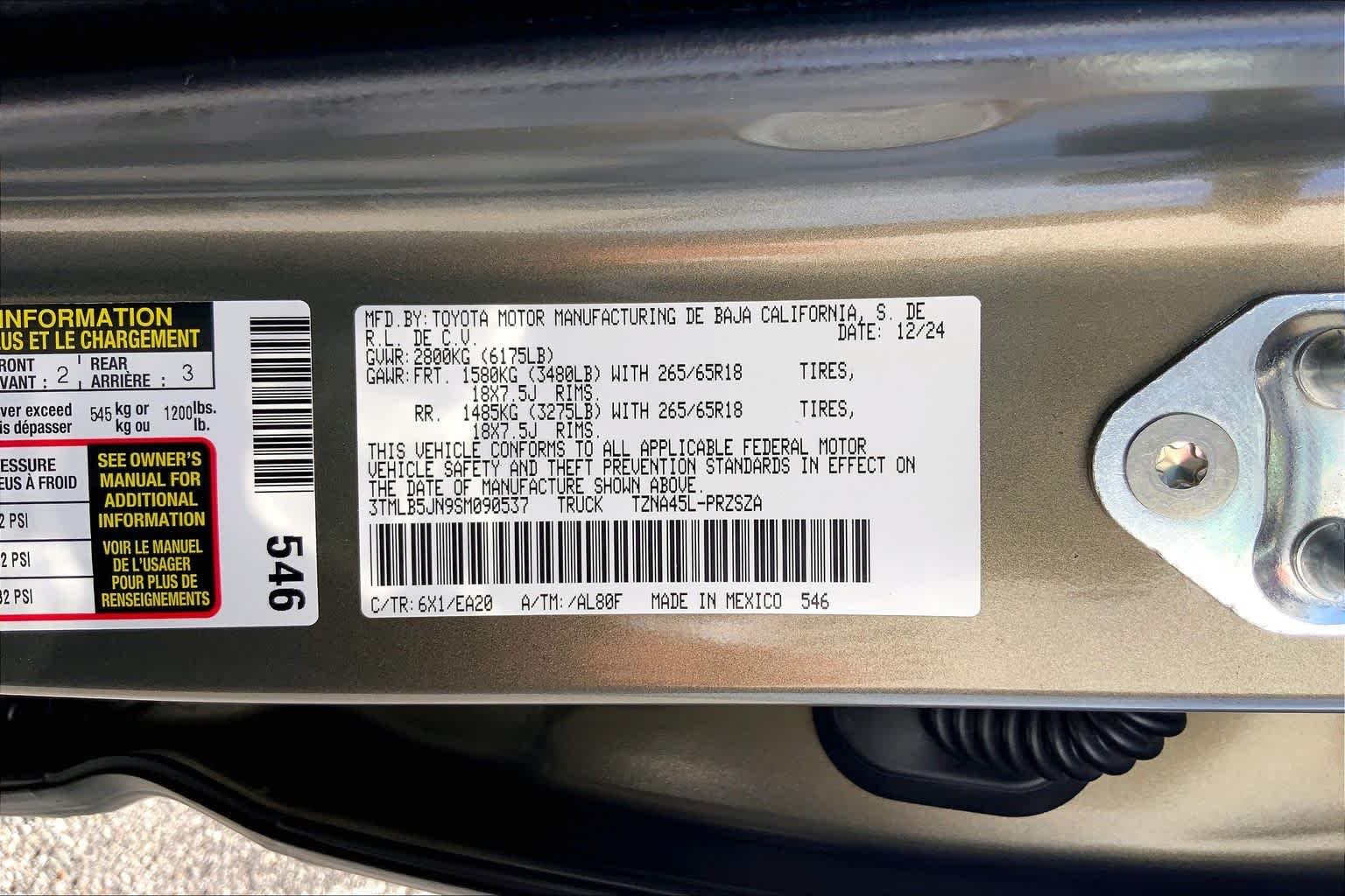 Used 2025 Bronze Oxide Toyota TRD Sport image 36