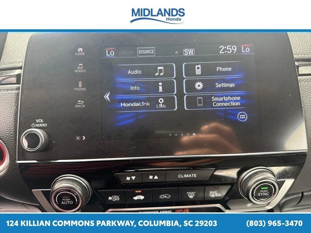 Certified Used 2021 Aegean Blue Metallic Honda EX-L image 34