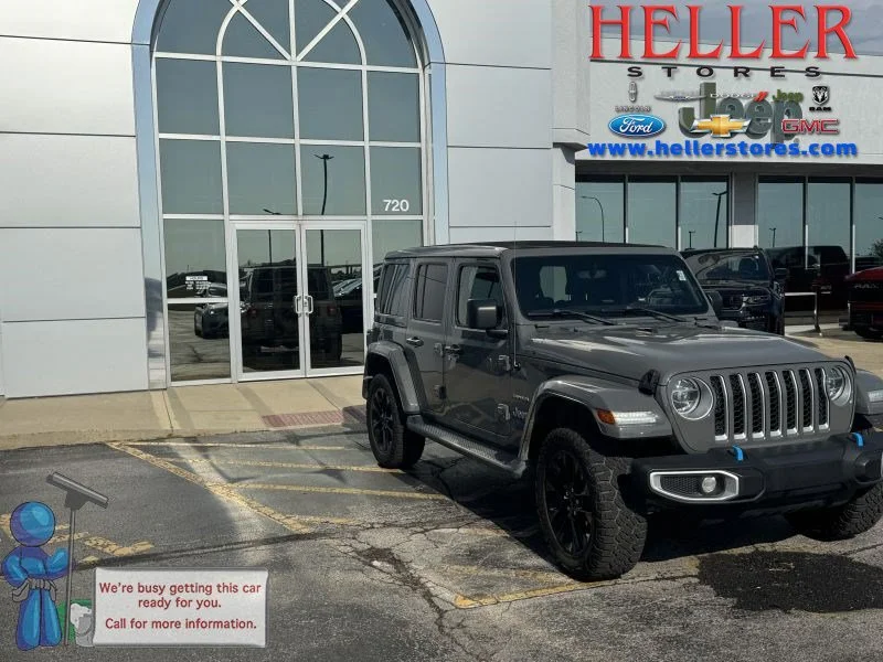 Used 2022 Sting-Gray Clearcoat Jeep Unlimit image 1