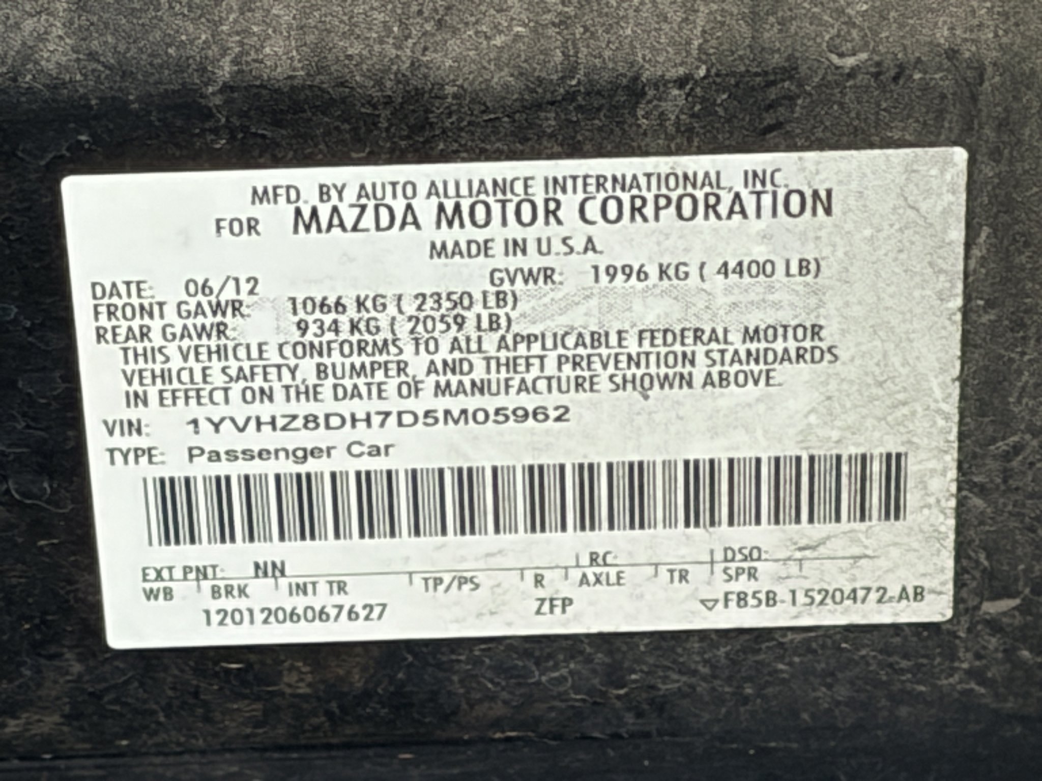 Used 2013 Ebony Black Mazda i Touring image 20