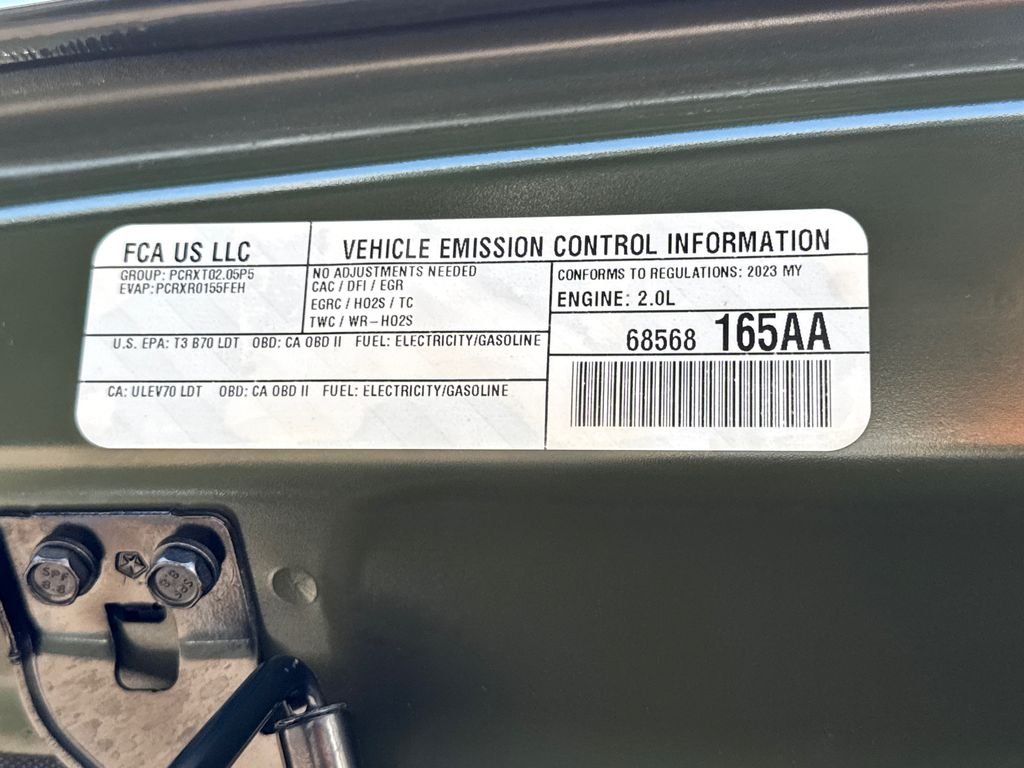 Used 2023 Green Jeep Sahara 4xe image 11