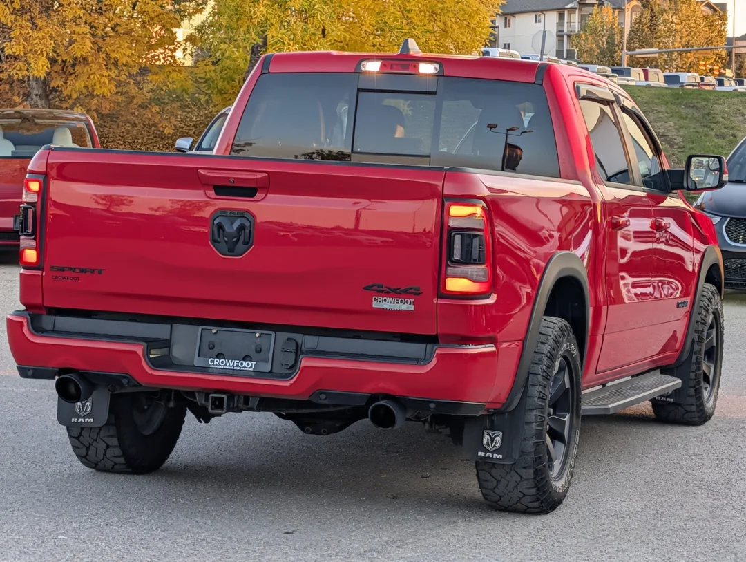 Used 2019 Red RAM Sport - Leather - Level II - Dual Pane Sunroof - Sport Hood - 8.4 Touchscreen image 8