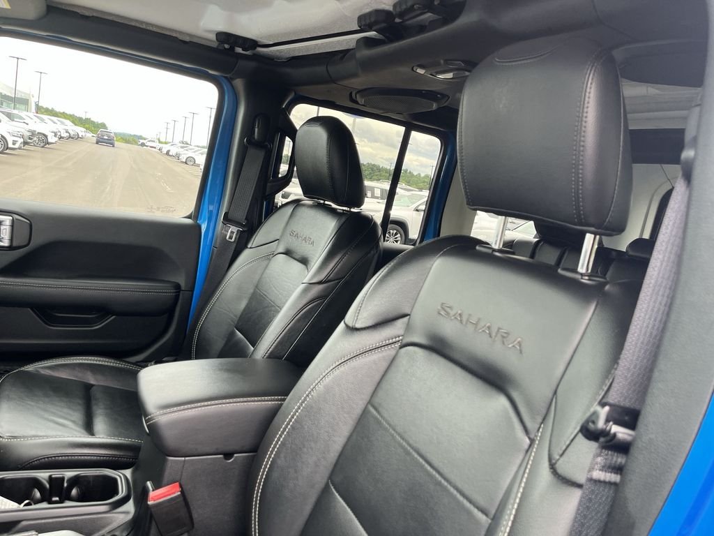 Used 2022 Blue Jeep Unlimited Sahara 4xe image 11