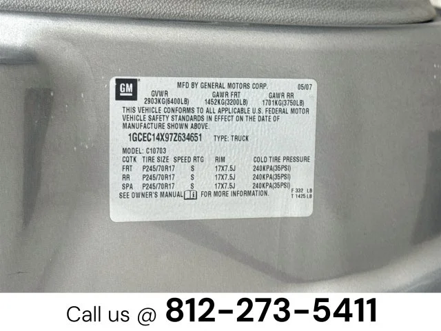 Used 2007 Gray Chevrolet Work Truck image 26