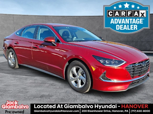 Certified Used 2023 Red Hyundai SE image 1