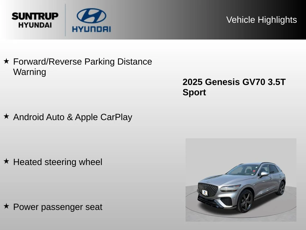2025 GENESIS GV70 Sport - Photo 30