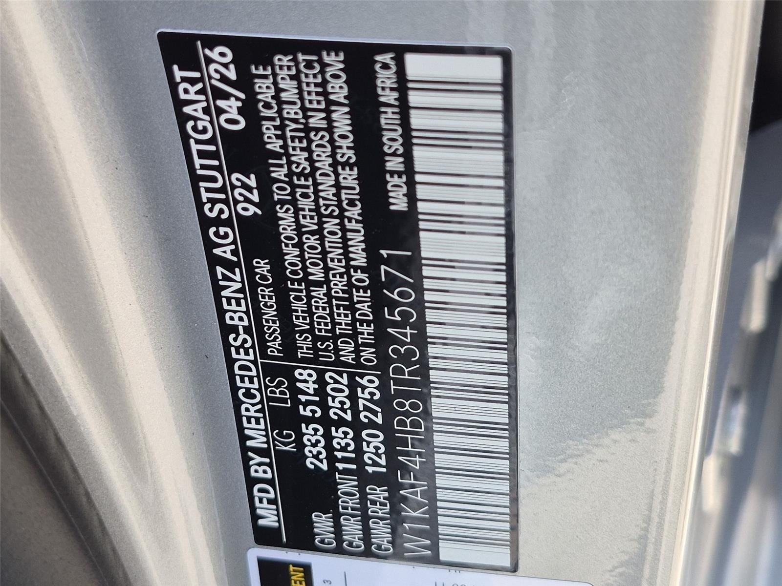New 2026 Cirrus Silver Metallic Mercedes-Benz C 300 image 43