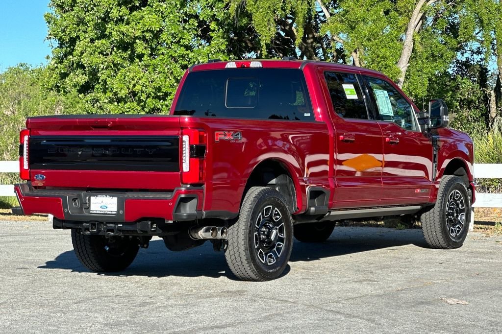 Used 2025 Red Ford Platinum image 4