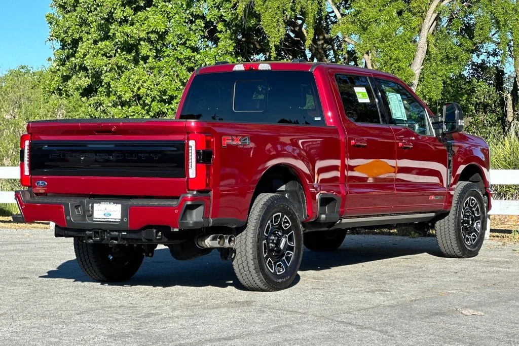 Used 2025 Red Ford Platinum image 4