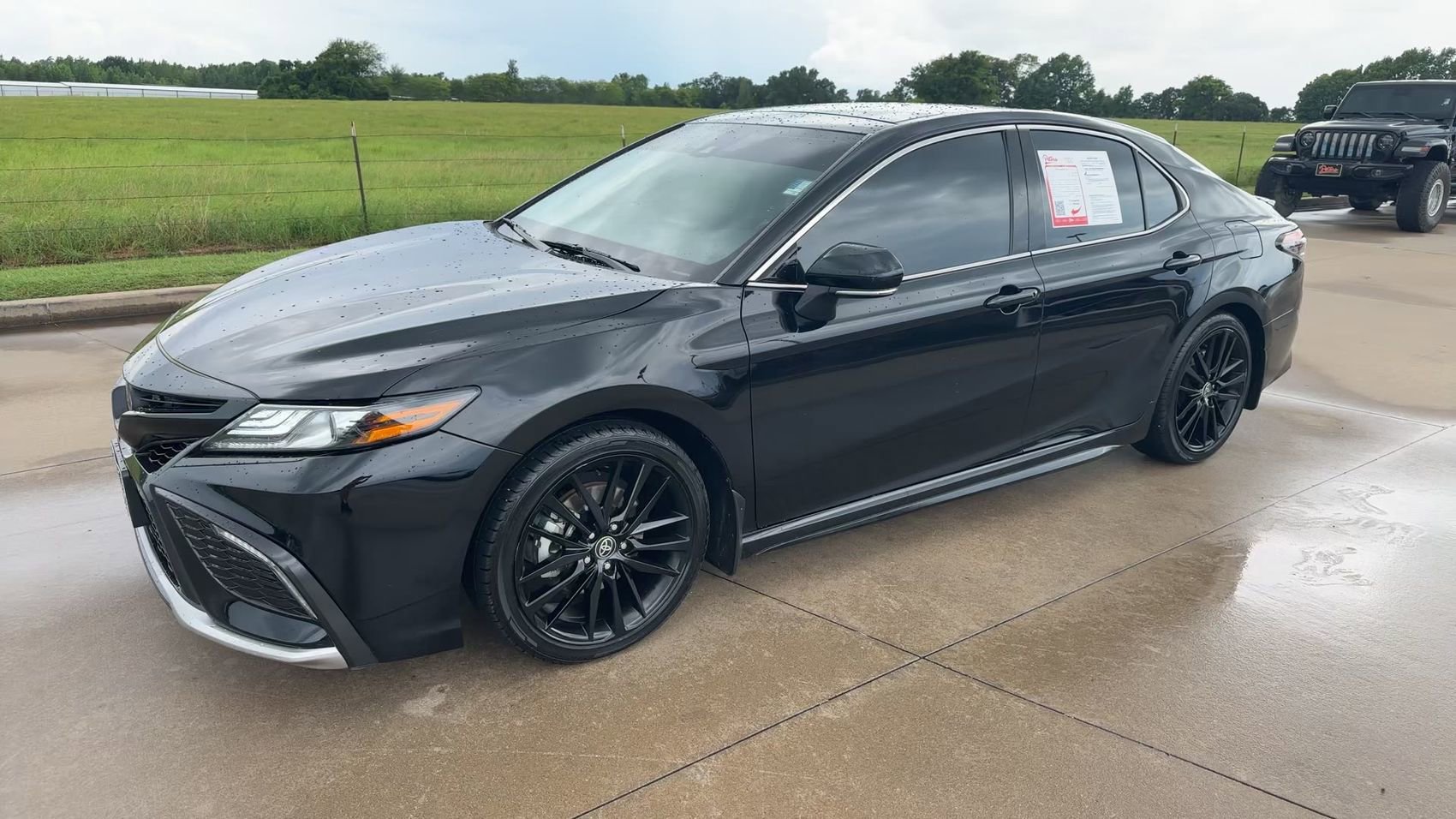 Used 2023 Midnight Black Metallic Toyota XSE image 5