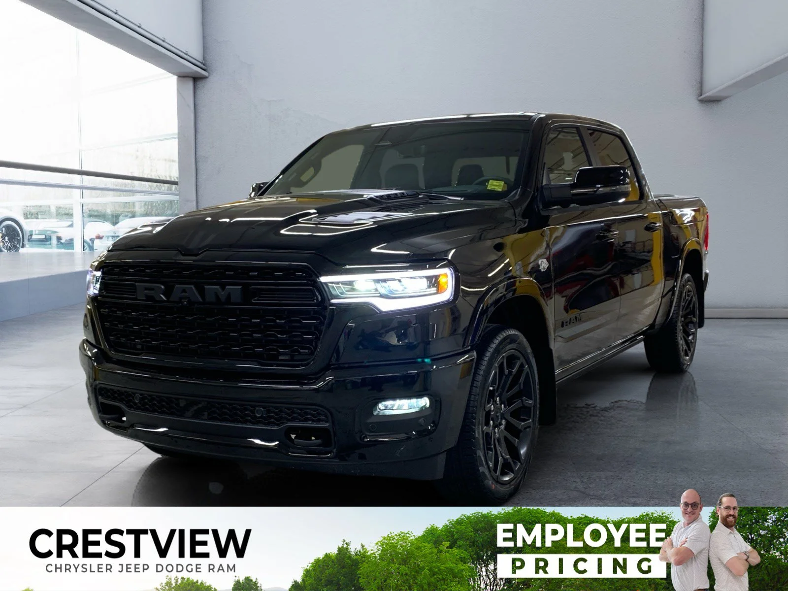 New 2026 Diamond Black Crystal Pearl Ram Limited image 1